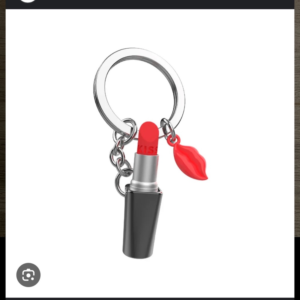 Red Lipstick Keychain - NWT